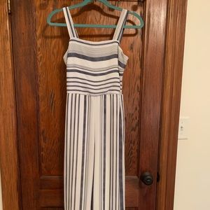 Cute stripped capris romper! Size: M